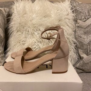 ALDO Nude Block Heels